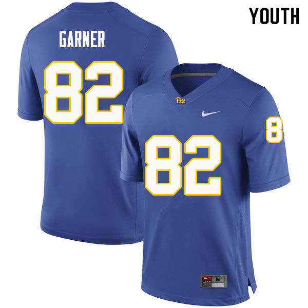 Youth #82 Manasseh Garner Pittsburgh Panthers College Football Jerseys Sale-Royal